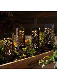 Solar Gartenstecker Ornamente (4er Pack), bonprix
