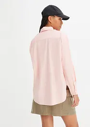 Oversized Hemd mit Knopfleiste aus reiner Baumwolle, bonprix