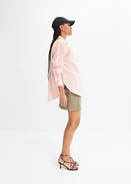 Oversized Hemd mit Knopfleiste aus reiner Baumwolle, bonprix