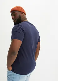 T-Shirt aus reiner Baumwolle, Slim Fit, bonprix