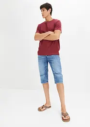 Leichte Stretch-Jeans-Long-Bermuda, Regular Fit, bonprix