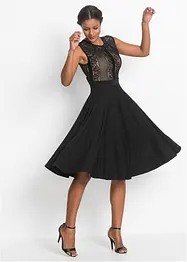 Midikleid mit Spitze, bonprix