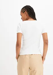 Rippshirt aus reiner Bio-Baumwolle, bonprix