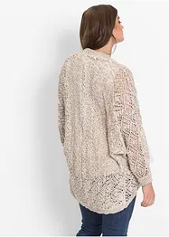 Gilet en grosse maille, bonprix