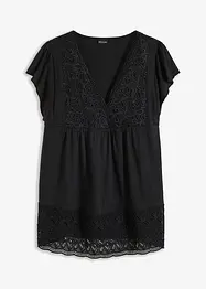 Shirt in Viskose-Baumwoll-Mix, bonprix