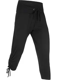 Capri-Hose mit Raffung aus Viskose-Mix, bonprix