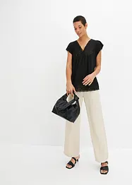 Shirt in Viskose-Baumwoll-Mix, bonprix