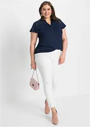 Henleyshirt aus Viskose-Mix, bonprix