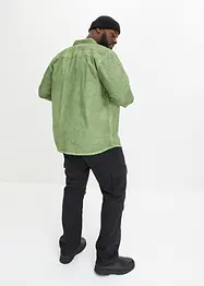 Langarmhemd in gewaschener Optik aus reiner Baumwolle, bonprix