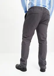 Regular Fit Schlupfhose mit Leinenanteil, Straight, bonprix