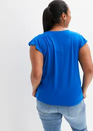 T-shirt à dentelle en viscose extensible, bonprix