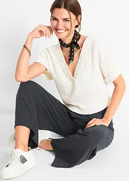 Pantalon 7/8 en jersey viscose, bonprix
