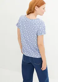Bedrucktes T-Shirt mit Bindeband, bonprix