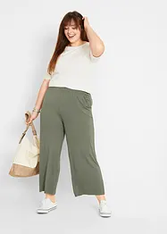 Pantalon 7/8 en jersey viscose, bonprix