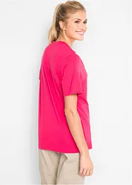 Lot de 5 T-shirts longs et amples à col V, bonprix