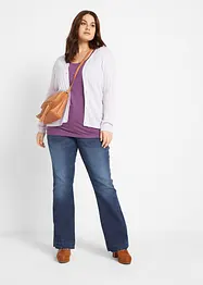 Lot de 5 débardeurs longs 100% coton, bonprix