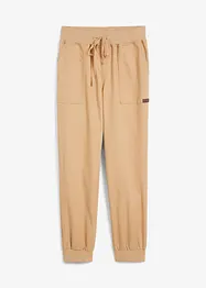 Pantalon jogger en twill, bonprix