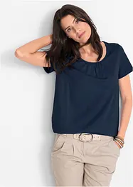 Shirt aus reiner Baumwolle, Kurzarm, bonprix