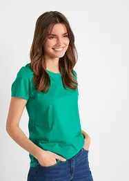Rundhals-Shirt, Kurzarm (5er Pack), bonprix