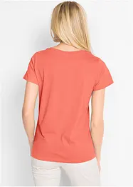 Rundhals-Shirt, Kurzarm (5er Pack), bonprix