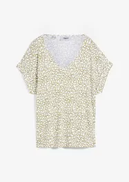 Viskose Shirt mit V-Ausschnitt, bonprix