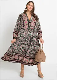 Tunika-Kleid aus fließender Viskose, bonprix