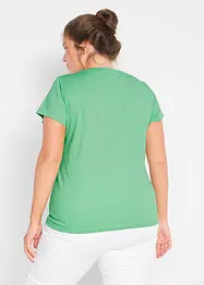 Rundhals-Shirt, Kurzarm (5er Pack), bonprix