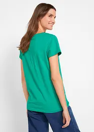 Rundhals-Shirt, Kurzarm (5er Pack), bonprix