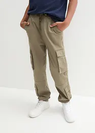 Regular Fit Stretch-Schlupf-Cargohose, bonprix