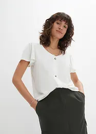 T-shirt boutonné, bonprix