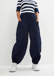 Pantalon en twill léger avec poches plaquées, bonprix
