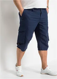 Regular Fit Cargo-Long-Bermuda mit Leinen, bonprix