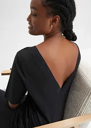 Pyjama mit Viskose und weiter Hose, bonprix