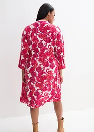 Hemdblusenkleid aus fließender Viskose, bonprix