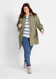 Parka en coton style utilitaire, mi-longue, bonprix