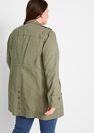 Parka en coton style utilitaire, mi-longue, bonprix