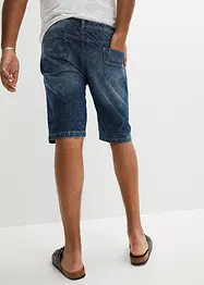 Leichte Stretch-Jeans-Schlupf-Bermuda, Slim Fit, bonprix