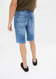 Leichte Stretch-Jeans-Schlupf-Bermuda, Slim Fit, bonprix