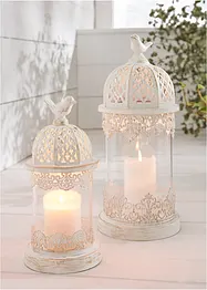Garten-Laternen mit Glas (2-tlg.Set), bonprix