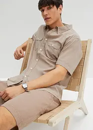 Chemise manches courtes 100% coton, bonprix