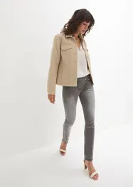 Straight-Jeans Mid Waist, Super Stretch mit Bequembund, bonprix