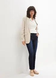 Straight-Jeans Mid Waist, Super Stretch mit Bequembund, bonprix