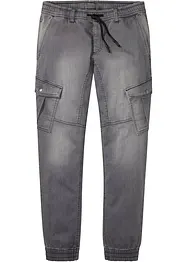 Regular Fit Jeans-Jogger mit Komfortbund, Straight, bonprix