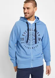 Kapuzen-Sweatjacke mit Komfortschnitt, bonprix