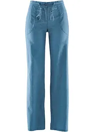 Pantalon large en lin mélangé, bonprix