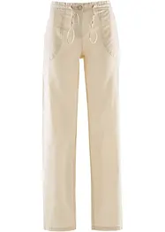 Pantalon large en lin mélangé, bonprix