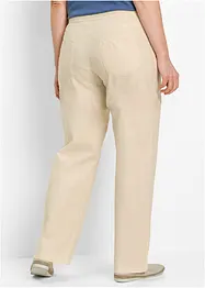 Pantalon large en lin mélangé, bonprix