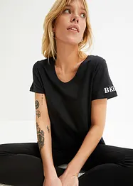 T-Shirt aus reiner Baumwolle, bonprix