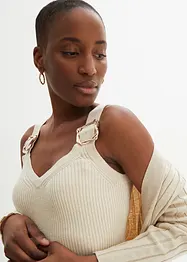Robe en maille coton et soie, bonprix