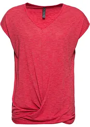 T-shirt avec effet noué, bonprix